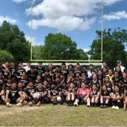 soccer team group picture on the field