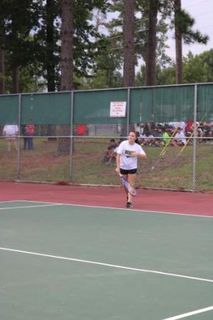 tennis player on the court