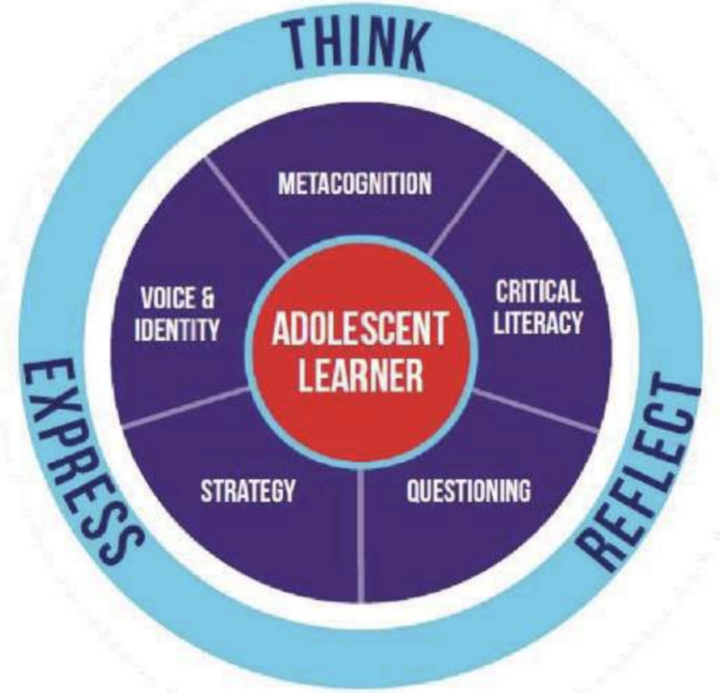 Think, Reflect, Express - Metacognition, Critical Literacy, Questioning, Strategy, Voice and Identify.
