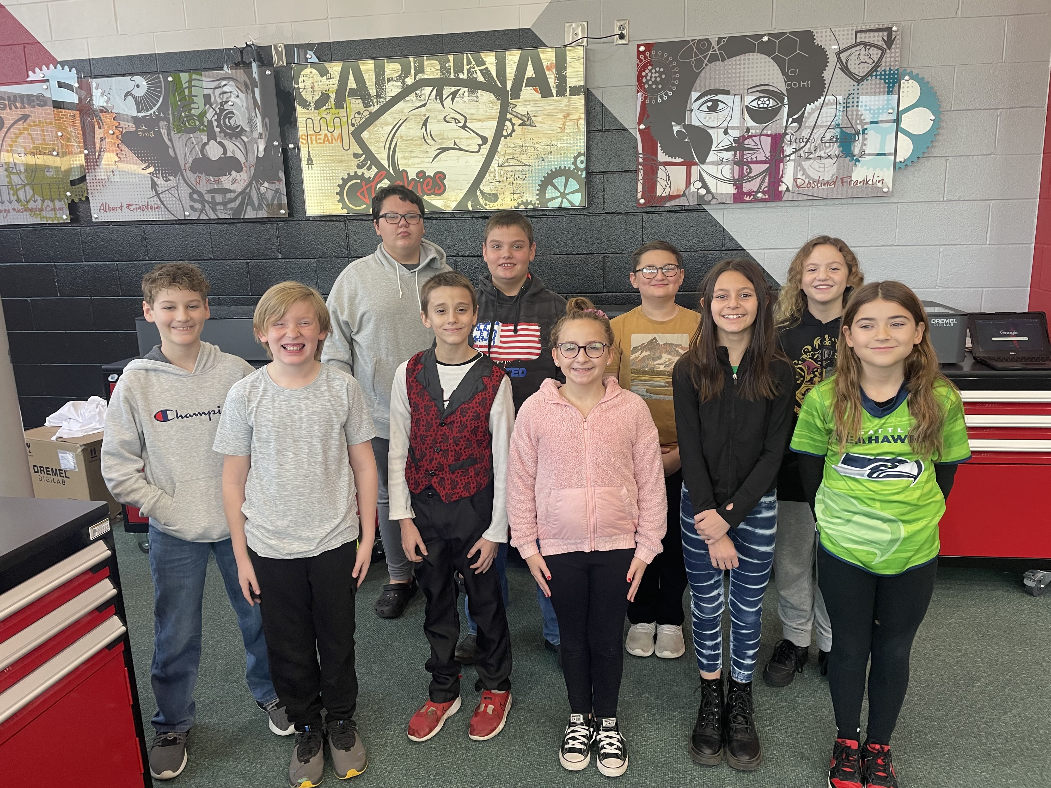 6th Grade Laser Cutters