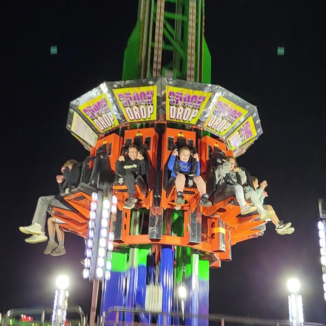 Kids participating at the Geauga County Fair. 