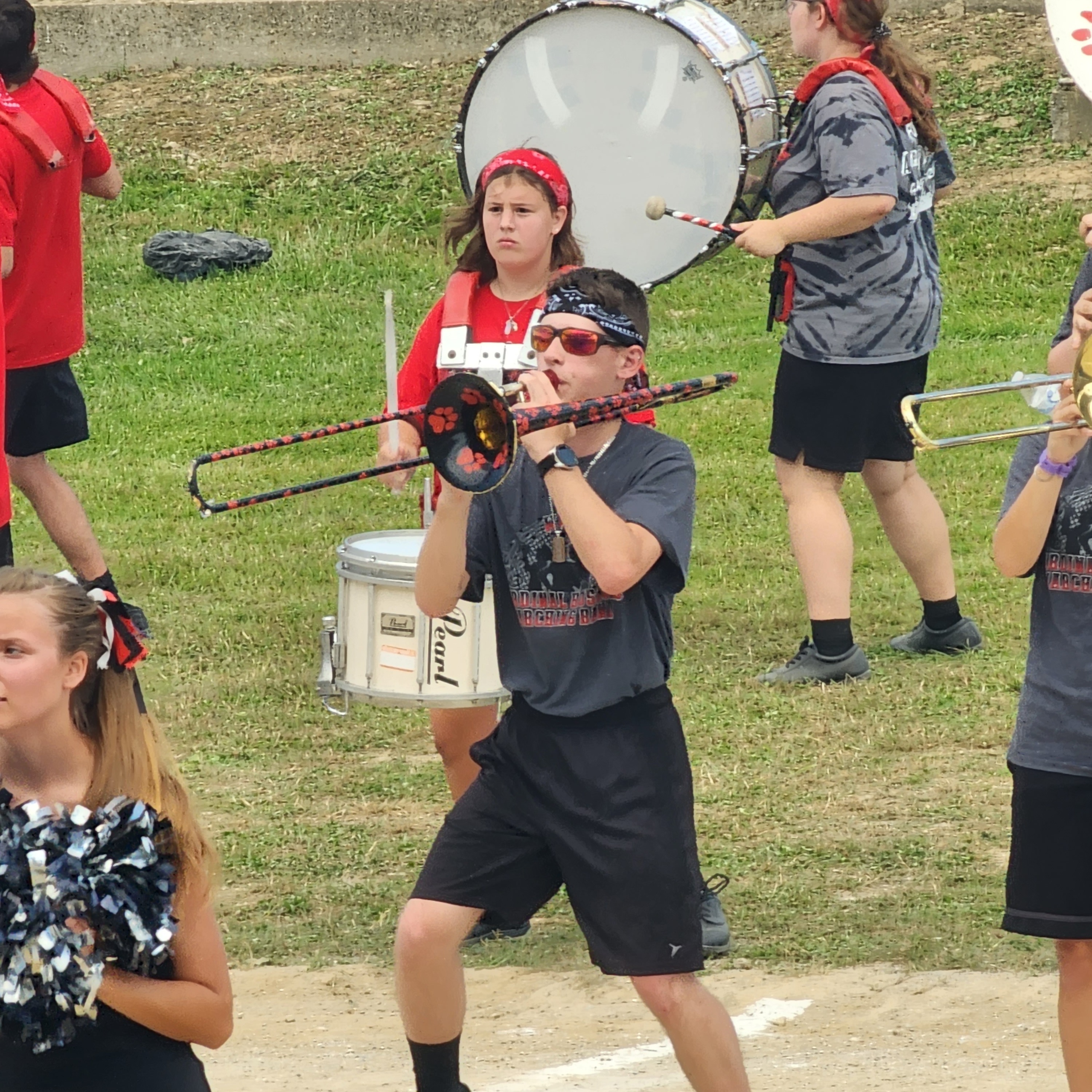 Damion W. participated in the Band-O-Rama at the Geauga County Fair. 