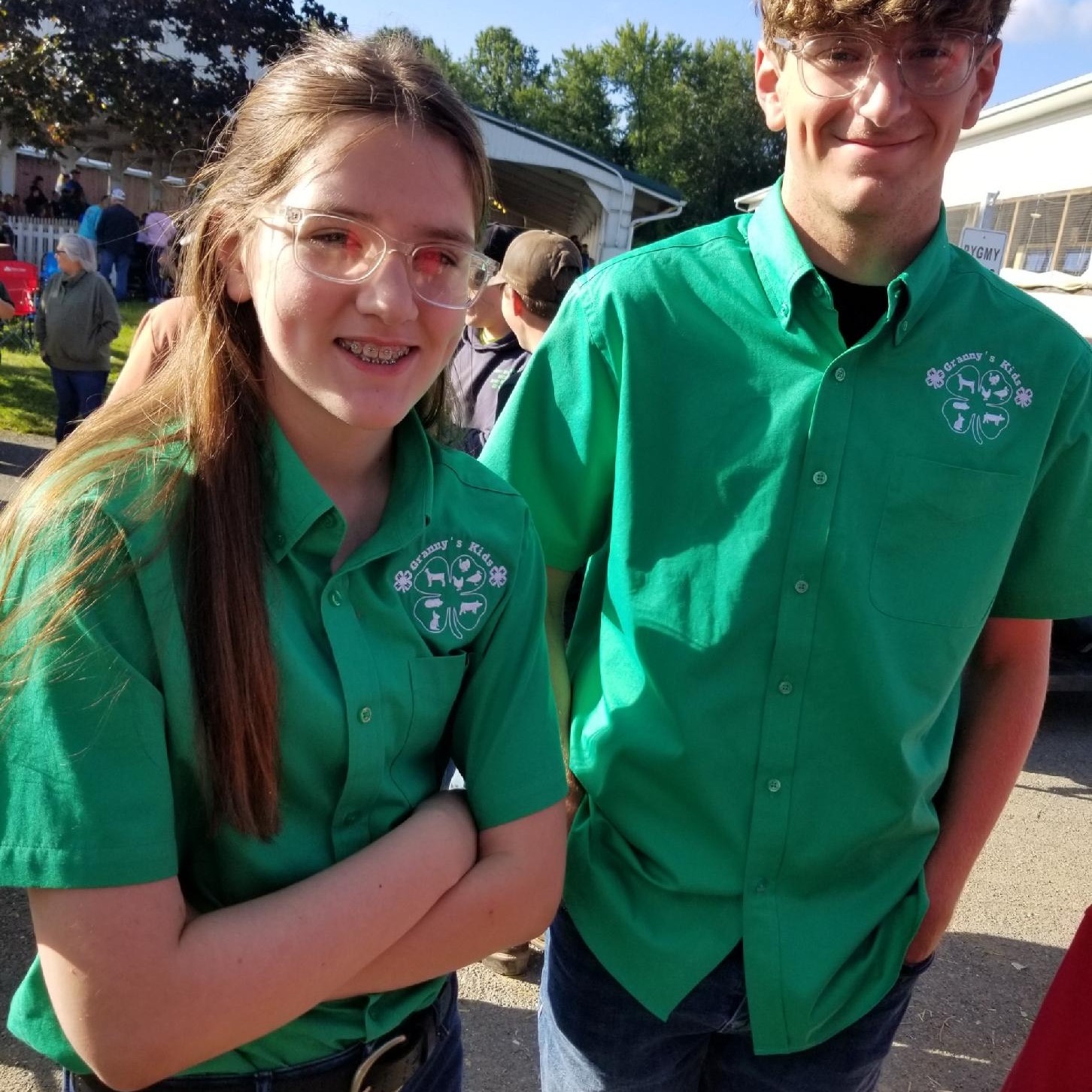 Meredith C. and Mat C. participated in the Geauga County Fair. 