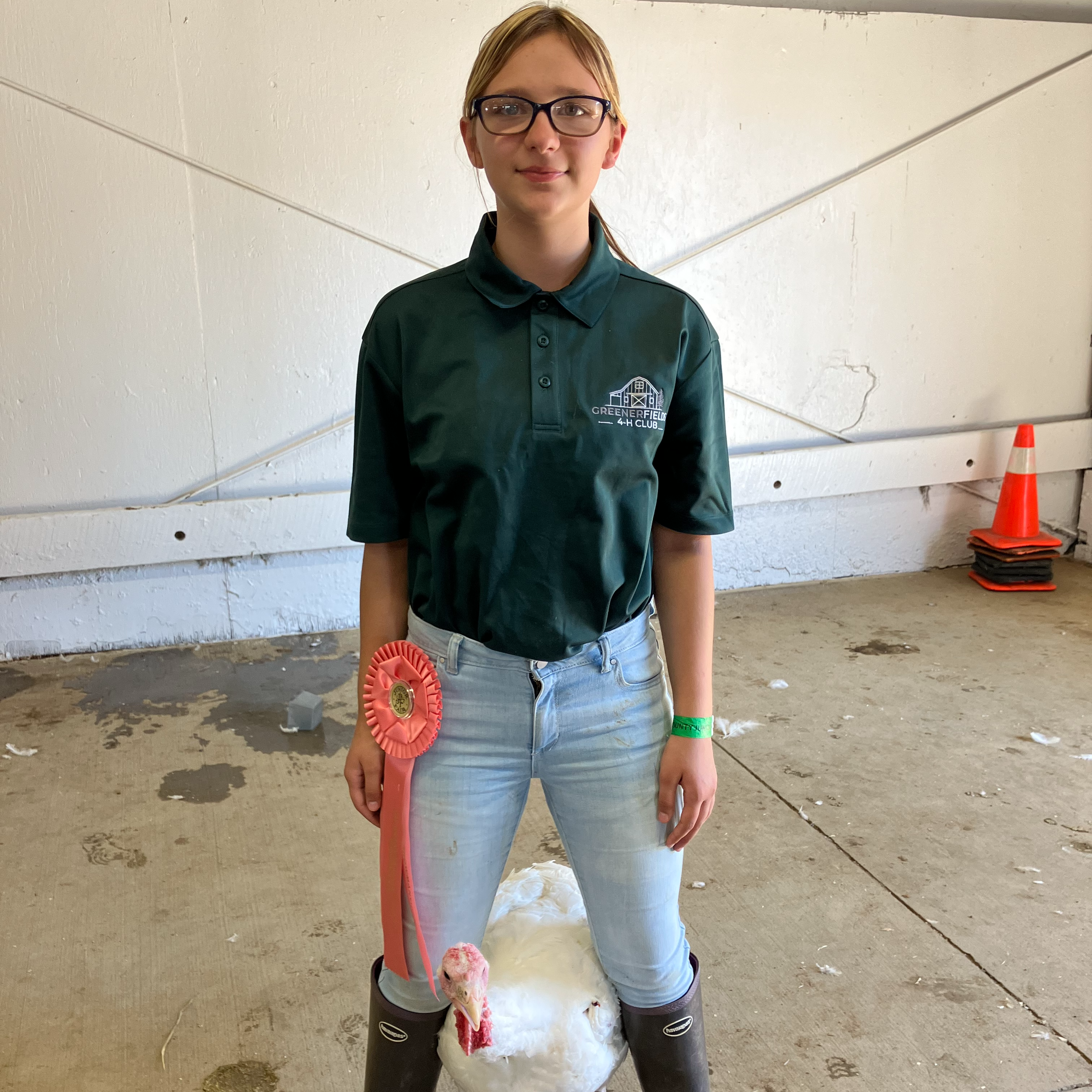 Miss Johnson participates in the Geauga County Fair.