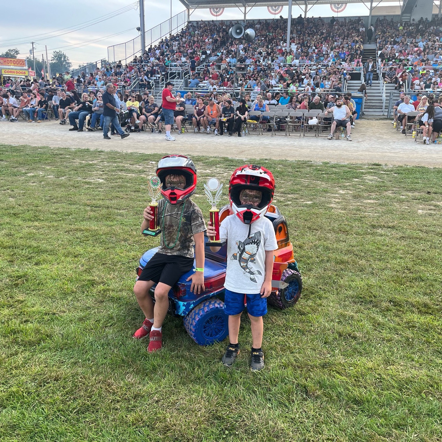 Dane K. participates in the Geauga County Fair. 