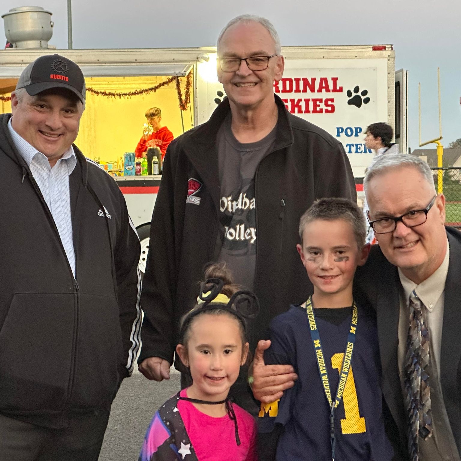 Friends and families of Cardinal Schools participated in the Trunk or Treat event at the High School in October 2023. 