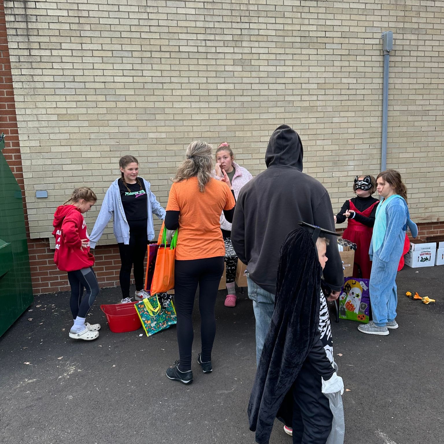 Friends and families of Cardinal Schools participated in the Trunk or Treat event at the High School in October 2023. 