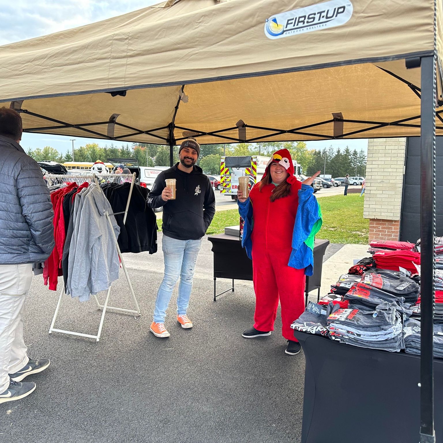 Friends and families of Cardinal Schools participated in the Trunk or Treat event at the High School in October 2023. 