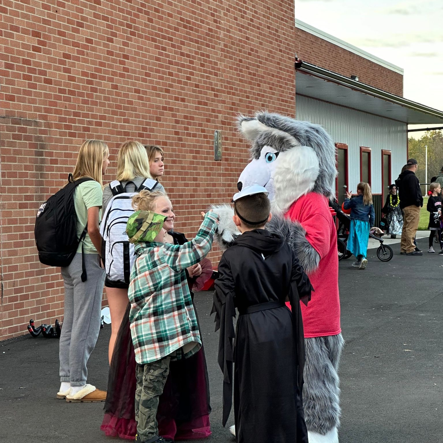 Friends and families of Cardinal Schools participated in the Trunk or Treat event at the High School in October 2023. 