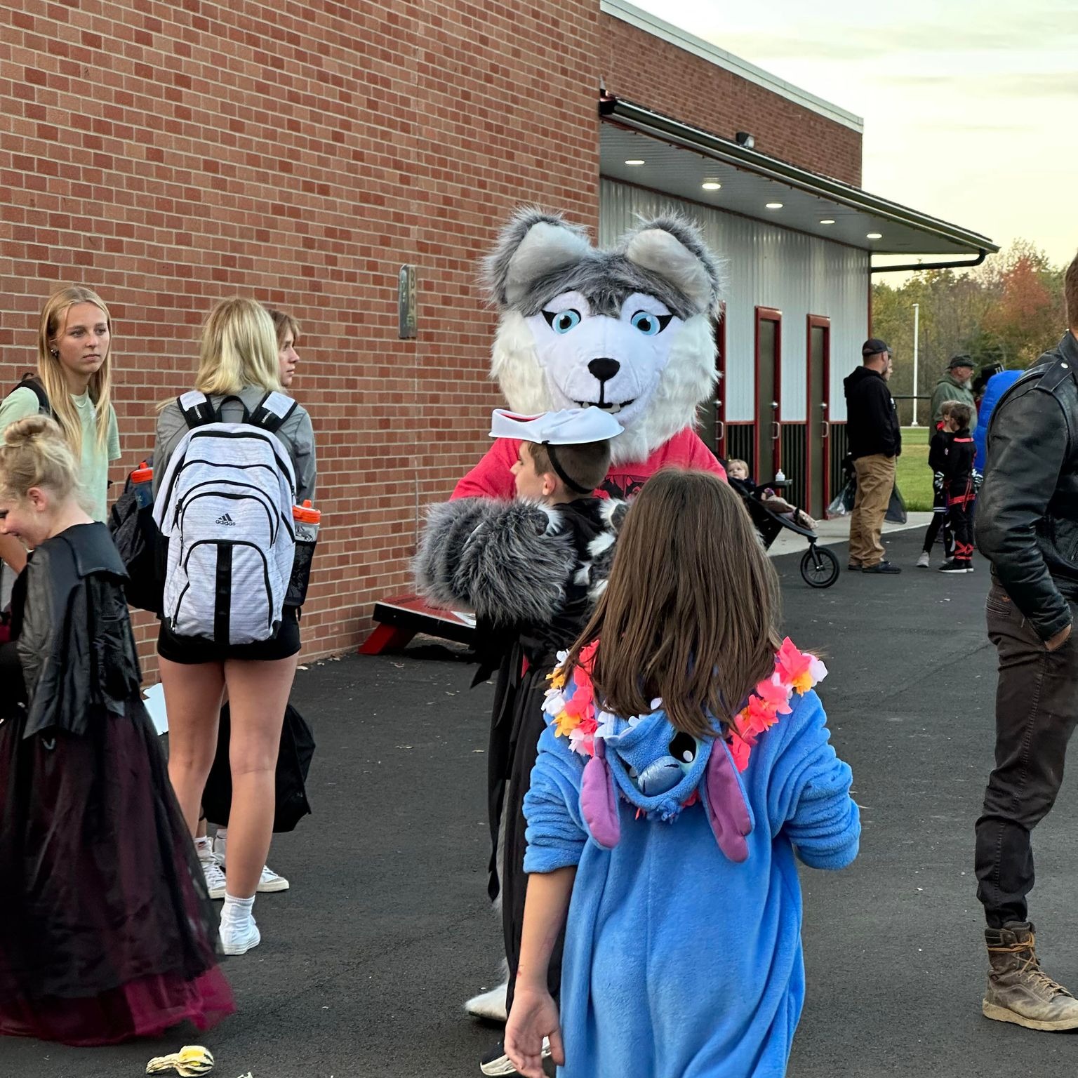 Friends and families of Cardinal Schools participated in the Trunk or Treat event at the High School in October 2023. 