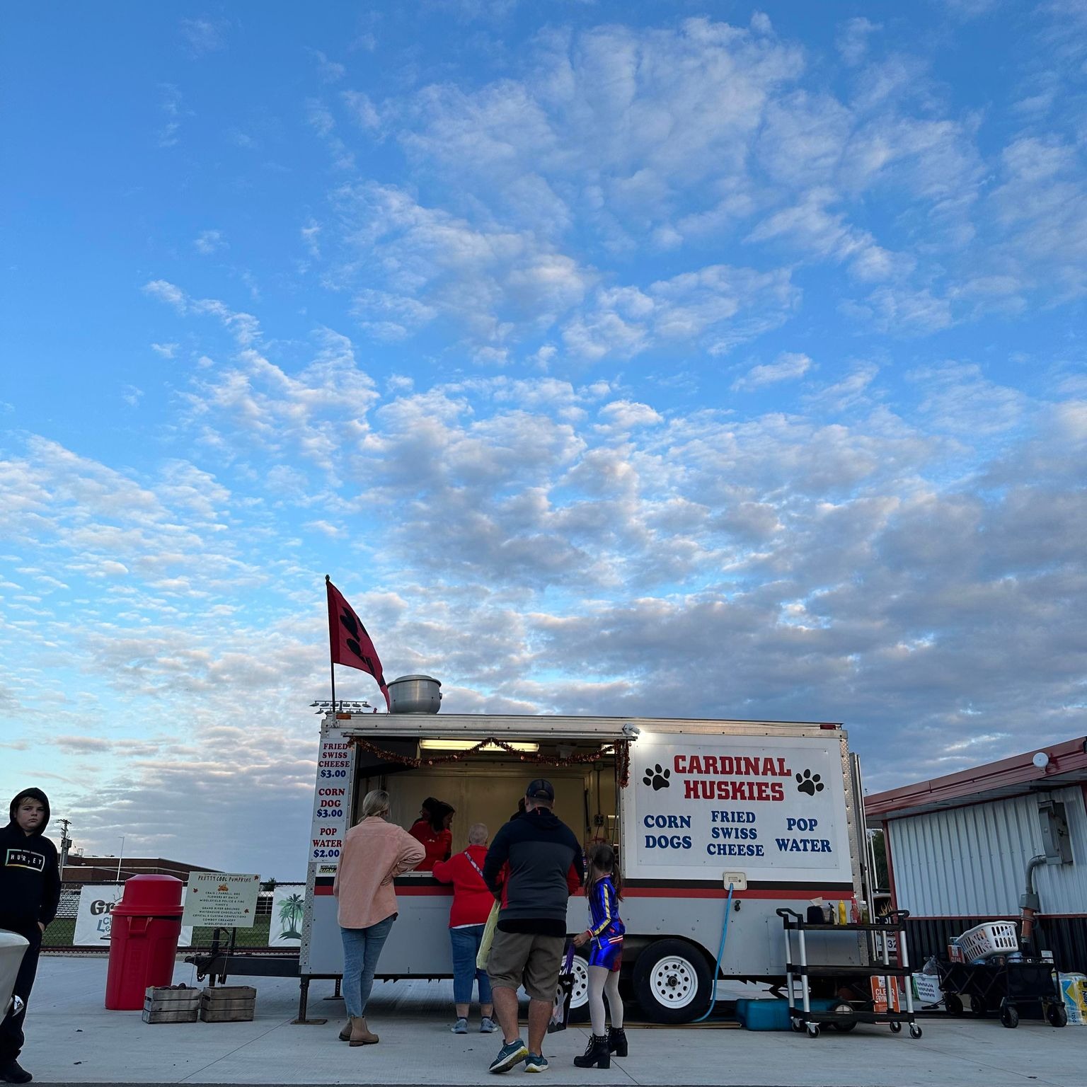 Friends and families of Cardinal Schools participated in the Trunk or Treat event at the High School in October 2023. 