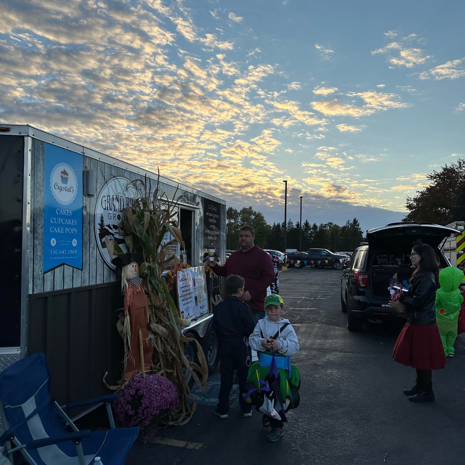 Friends and families of Cardinal Schools participated in the Trunk or Treat event at the High School in October 2023. 