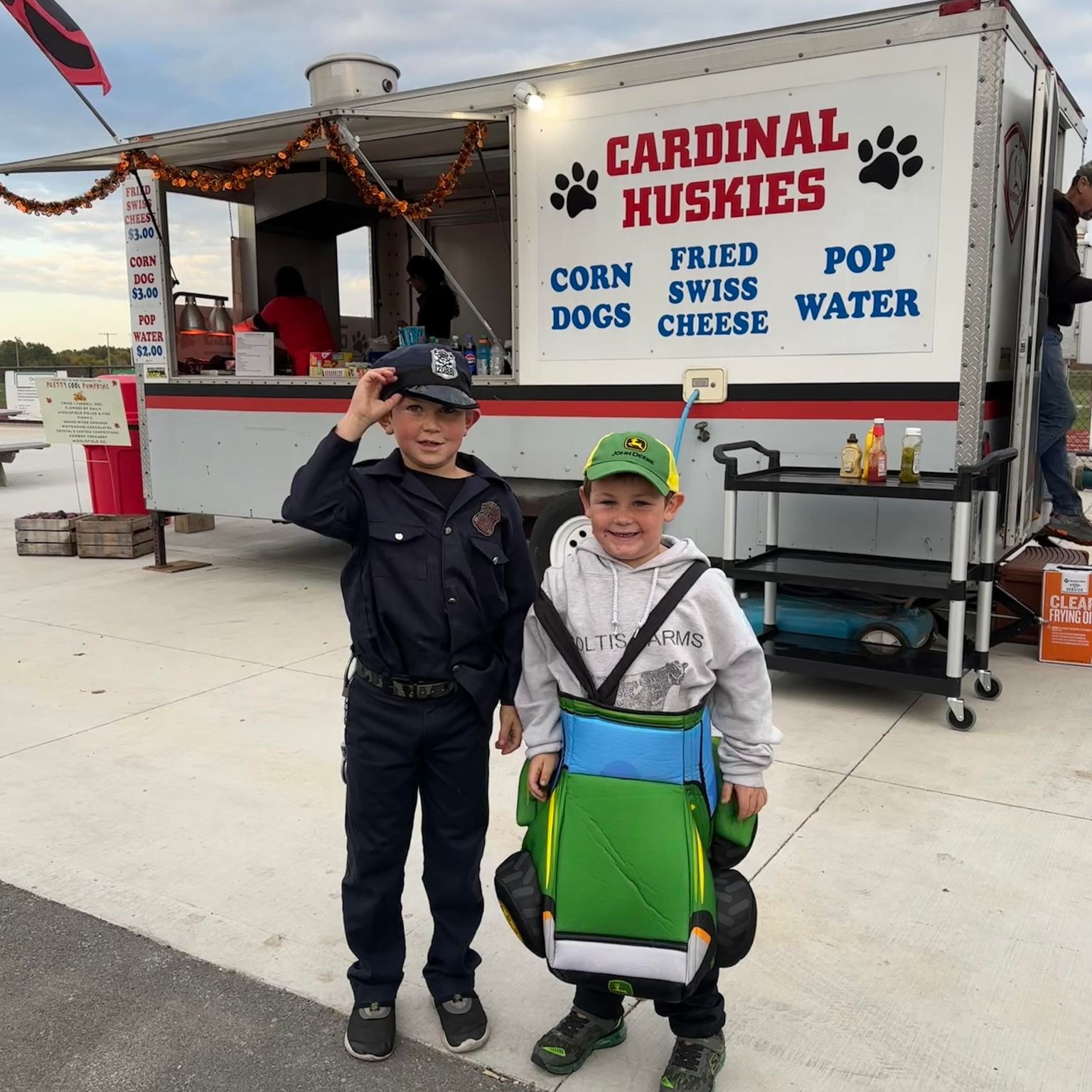 Friends and families of Cardinal Schools participated in the Trunk or Treat event at the High School in October 2023. 