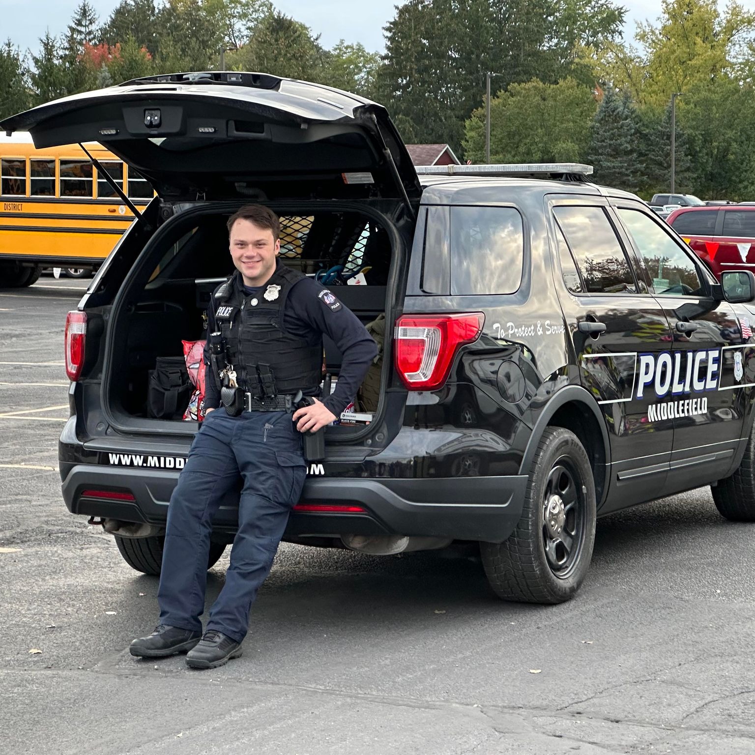 Friends and families of Cardinal Schools participated in the Trunk or Treat event at the High School in October 2023. 