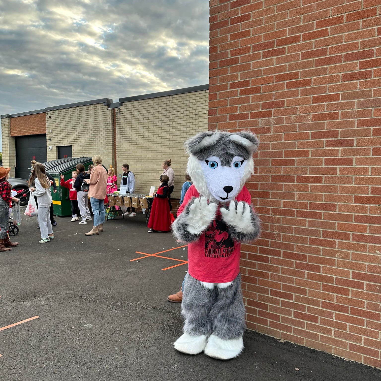 Friends and families of Cardinal Schools participated in the Trunk or Treat event at the High School in October 2023. 