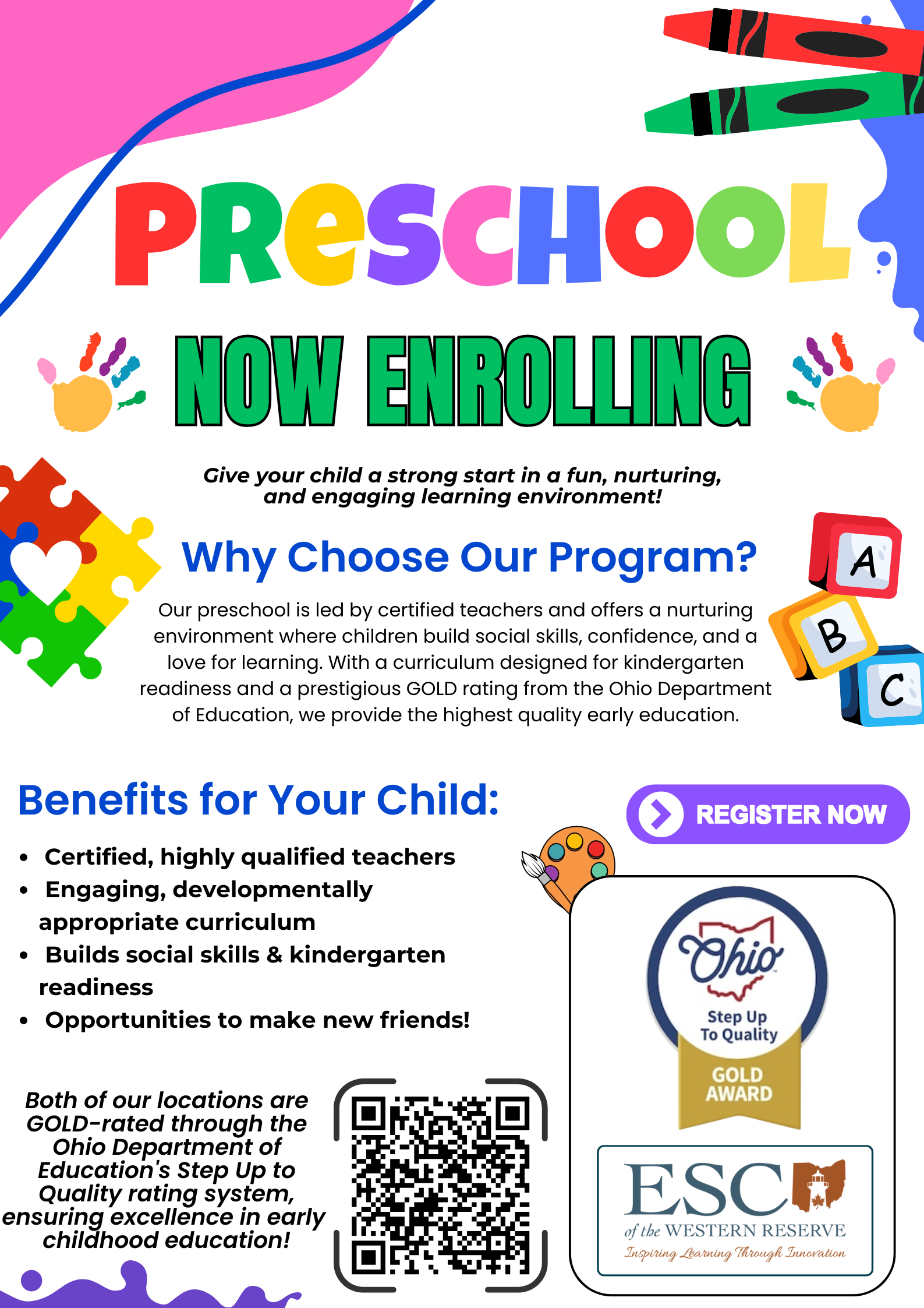 ESC Preschool Registration