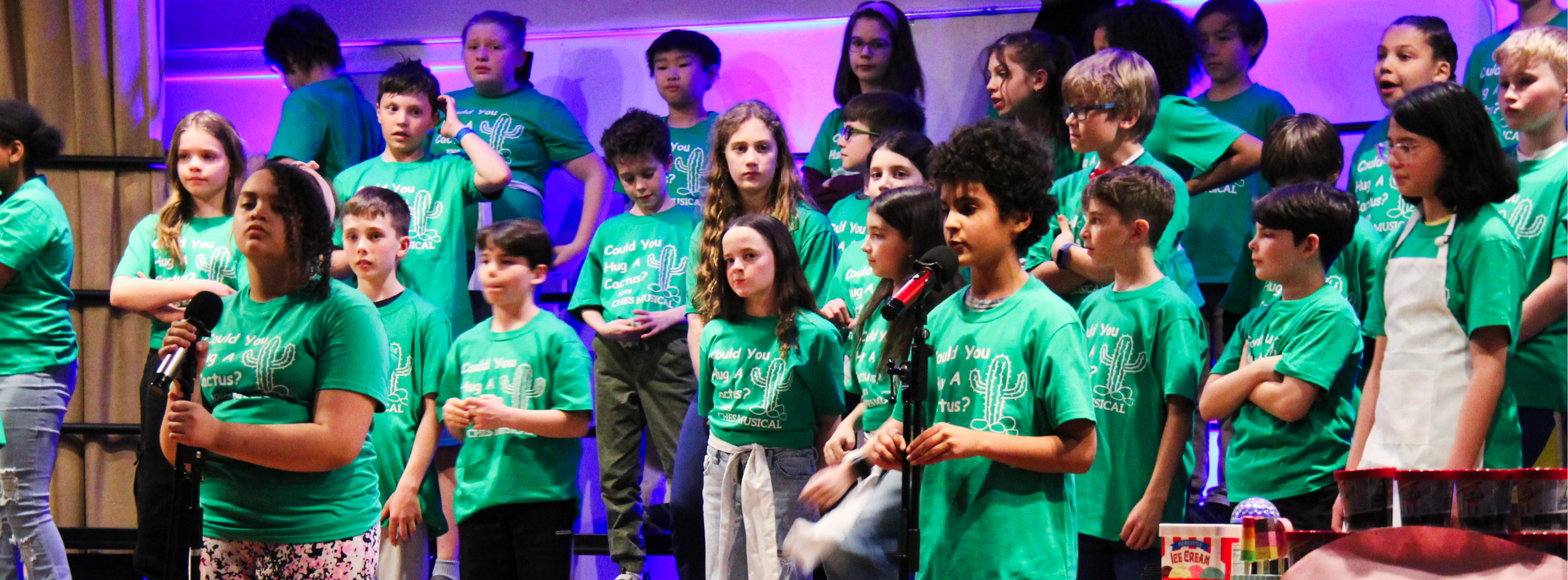 Cayuga Heights students perform "Could you Hug a Cactus"