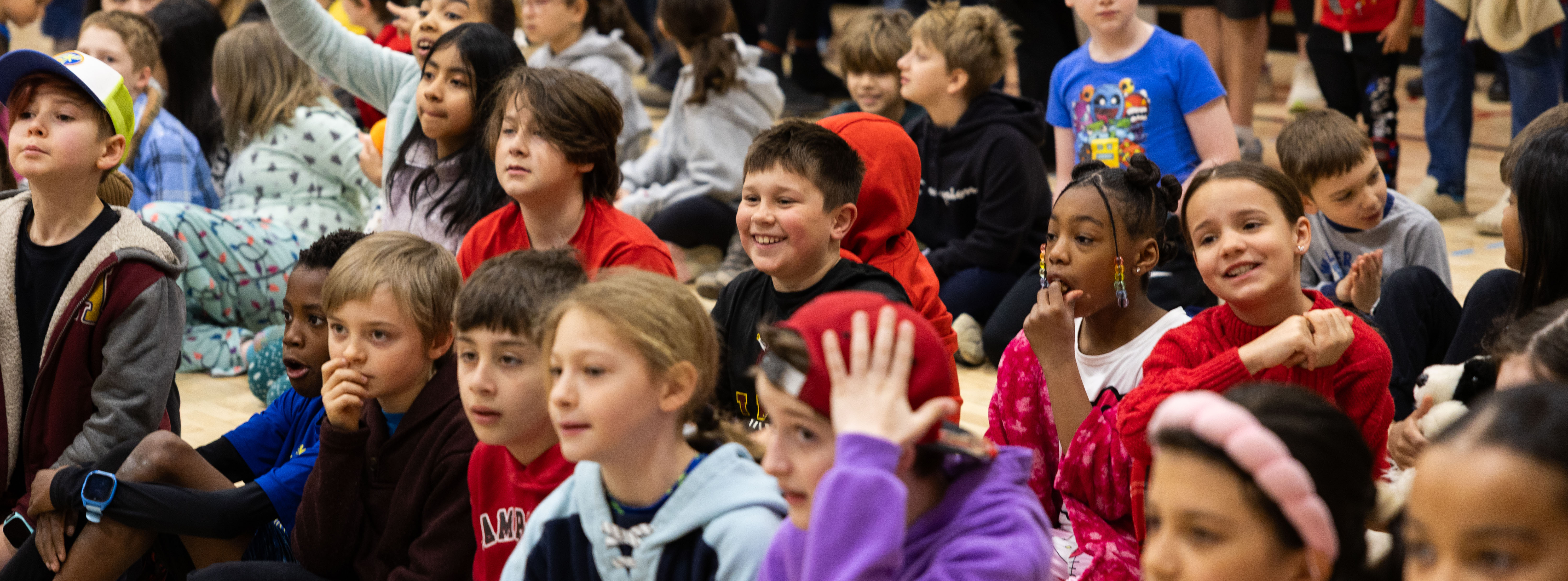 South Hill students during an all-school celebration
