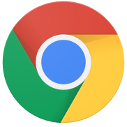 Chrome logo and link