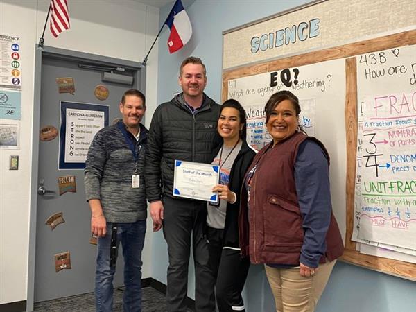 Carmona-Teacher of the month