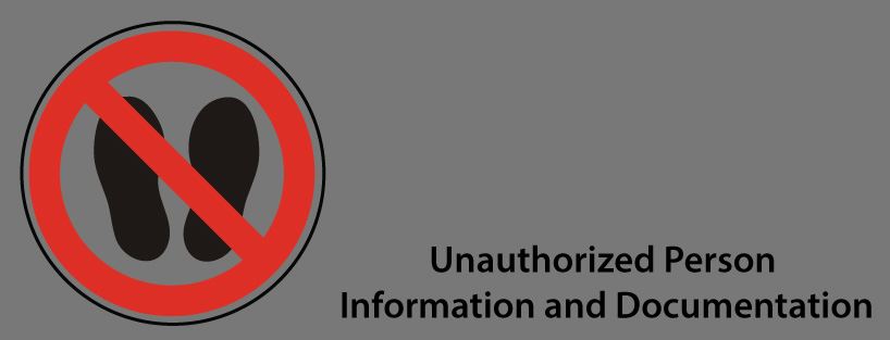 Unauthorized Persons header