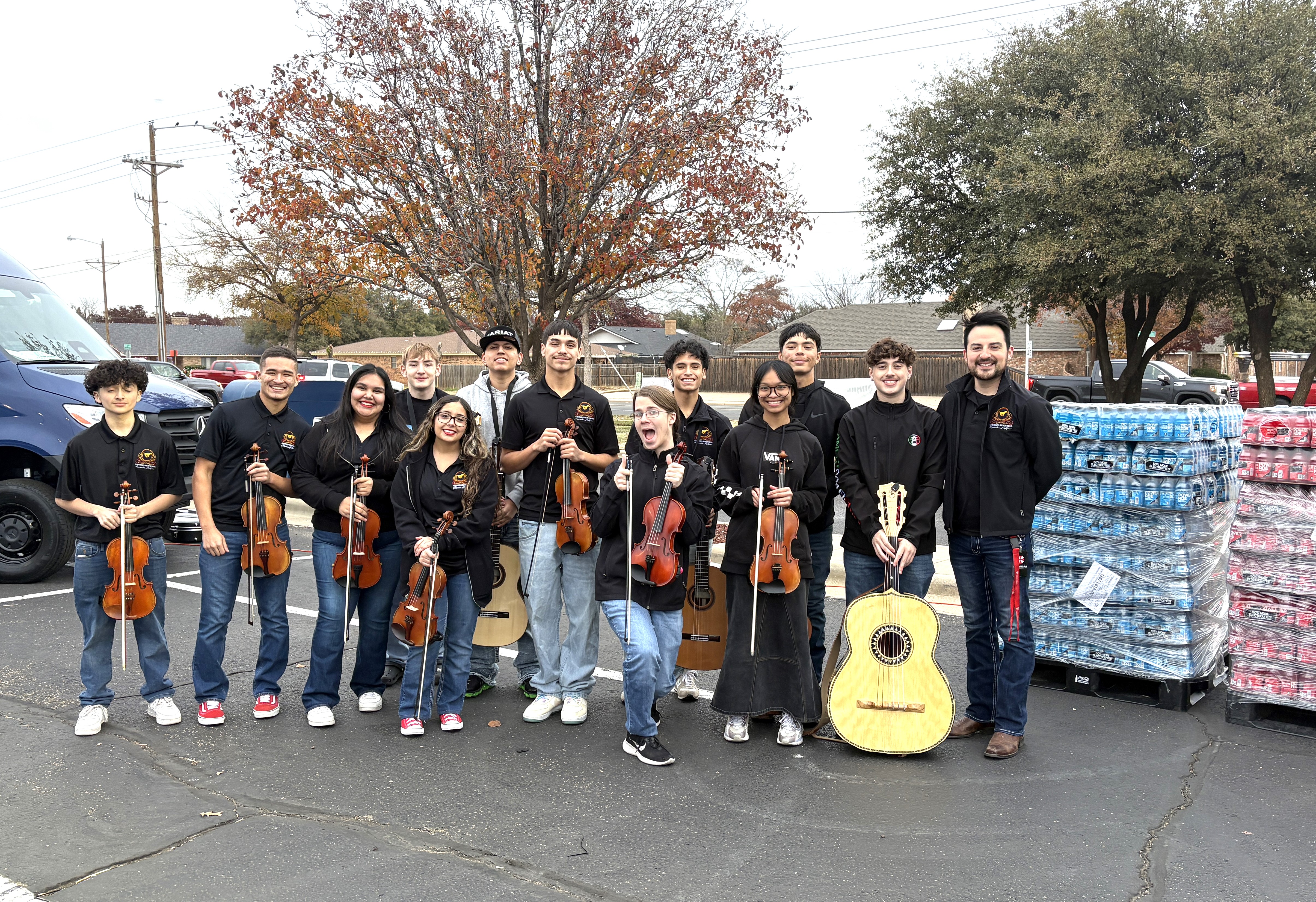 Coronado High School Mariachi playing photo 4