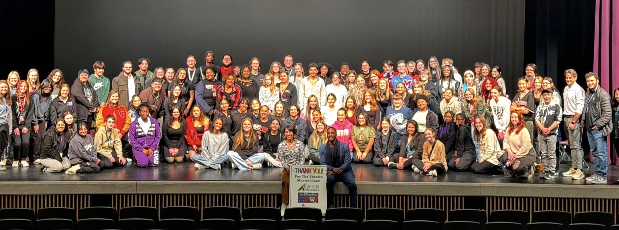 Theatre Student master class group photo