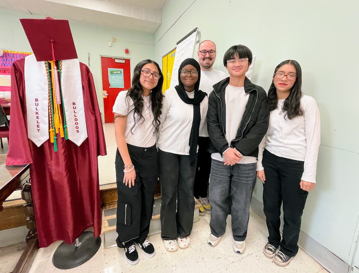 Bulkeley High School Webmasters Yaneli Mendez Velez, , Bintu Mansaray, Lalia Say,  Angelin Gomez Velez