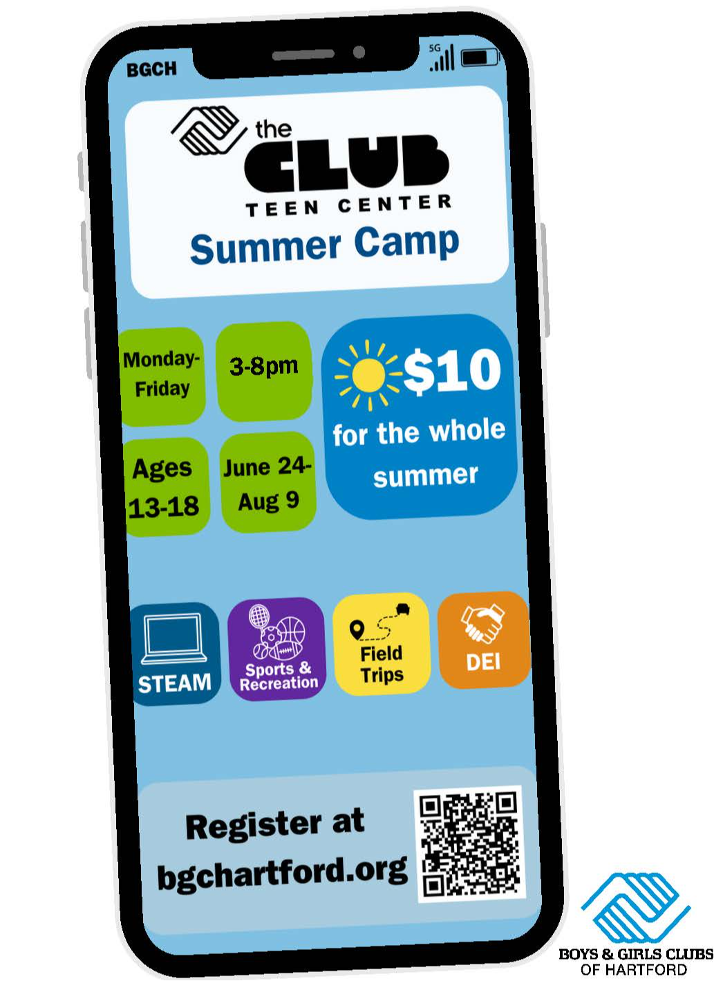 Boys and Girls Club Teen Summer Camp