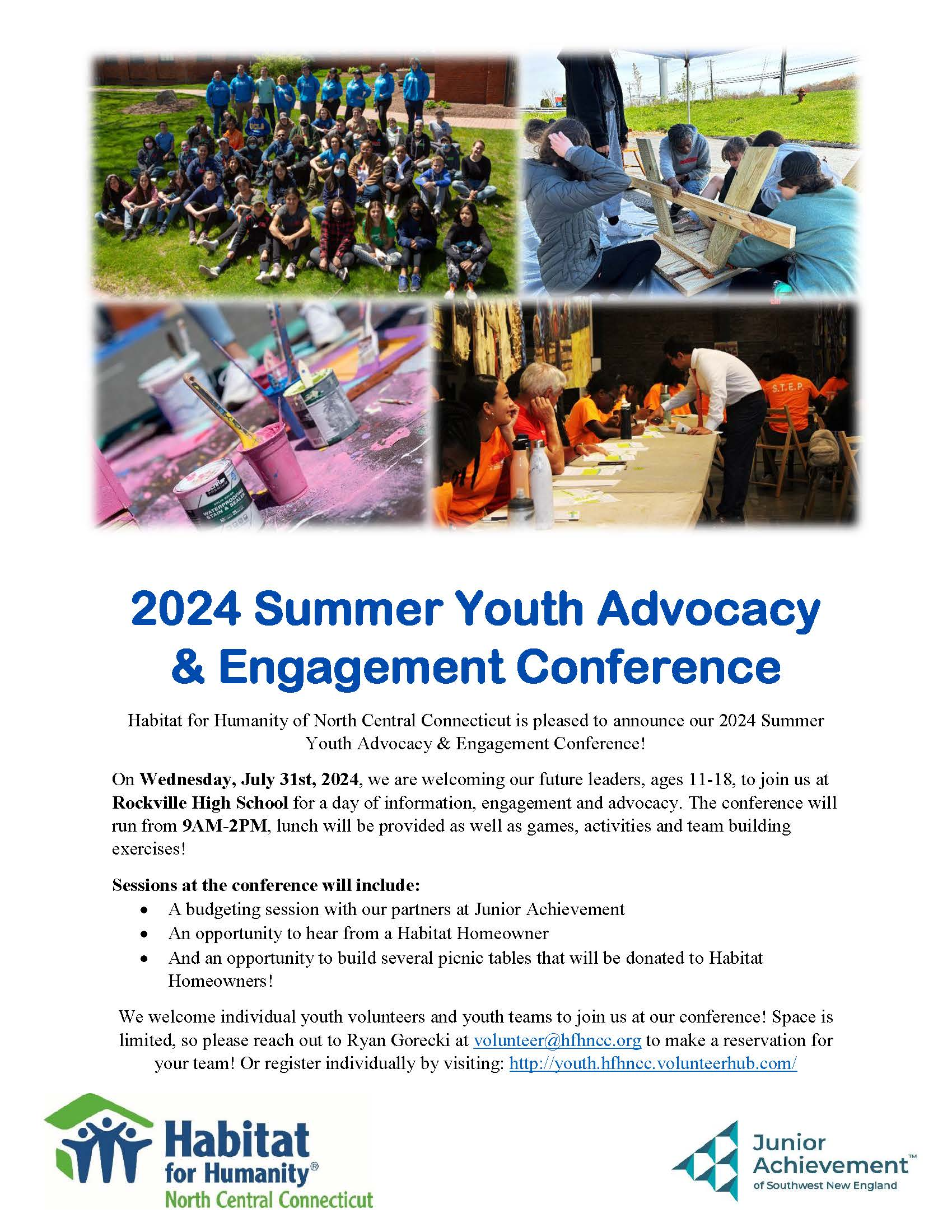  Habitat for Humanity's 2024 Summer Youth Advocacy Conference