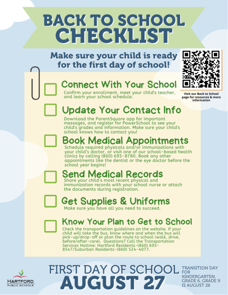 back to school checklist 2024