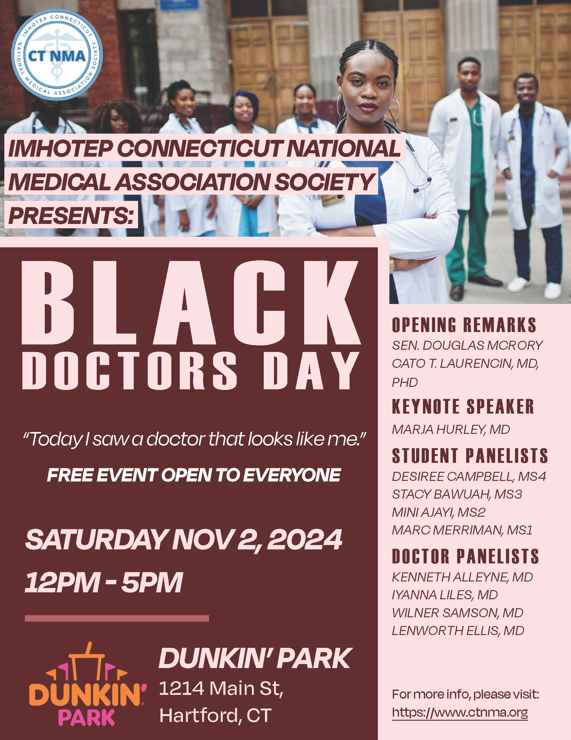 New Black Doctors Day flyer