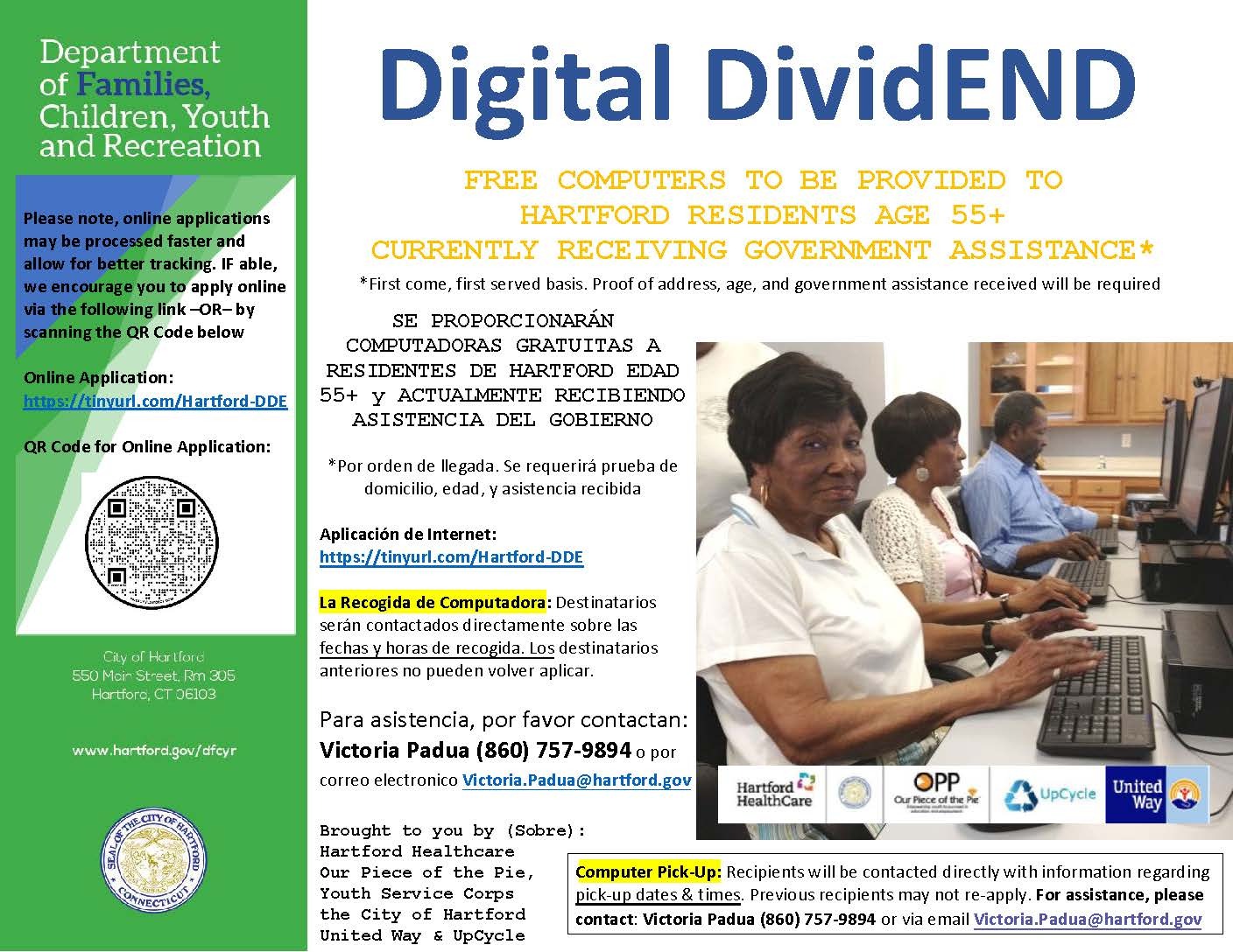 Digital Dividend free computers for 55+