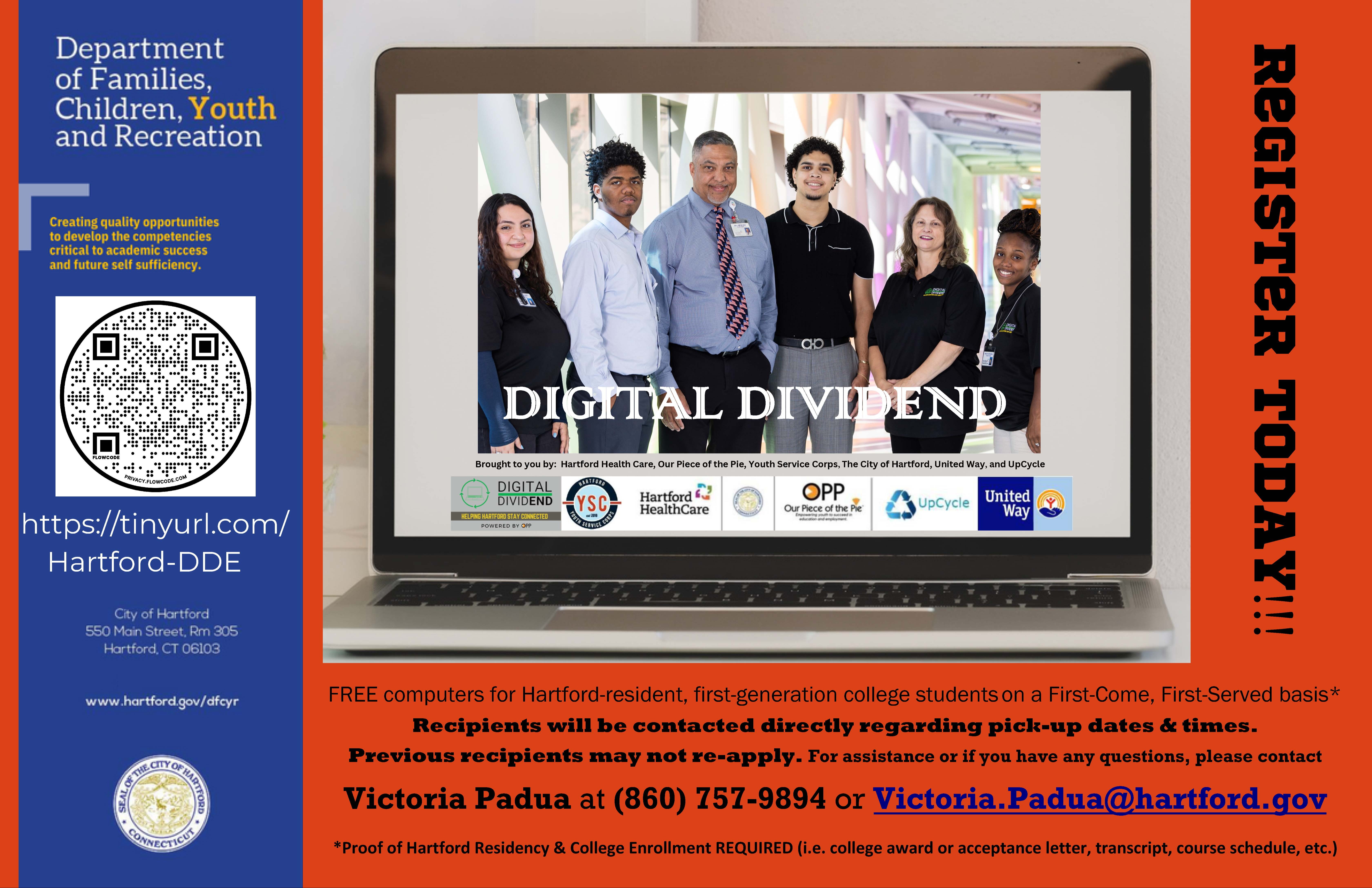 Digital Dividend Free Computer for first generation college students