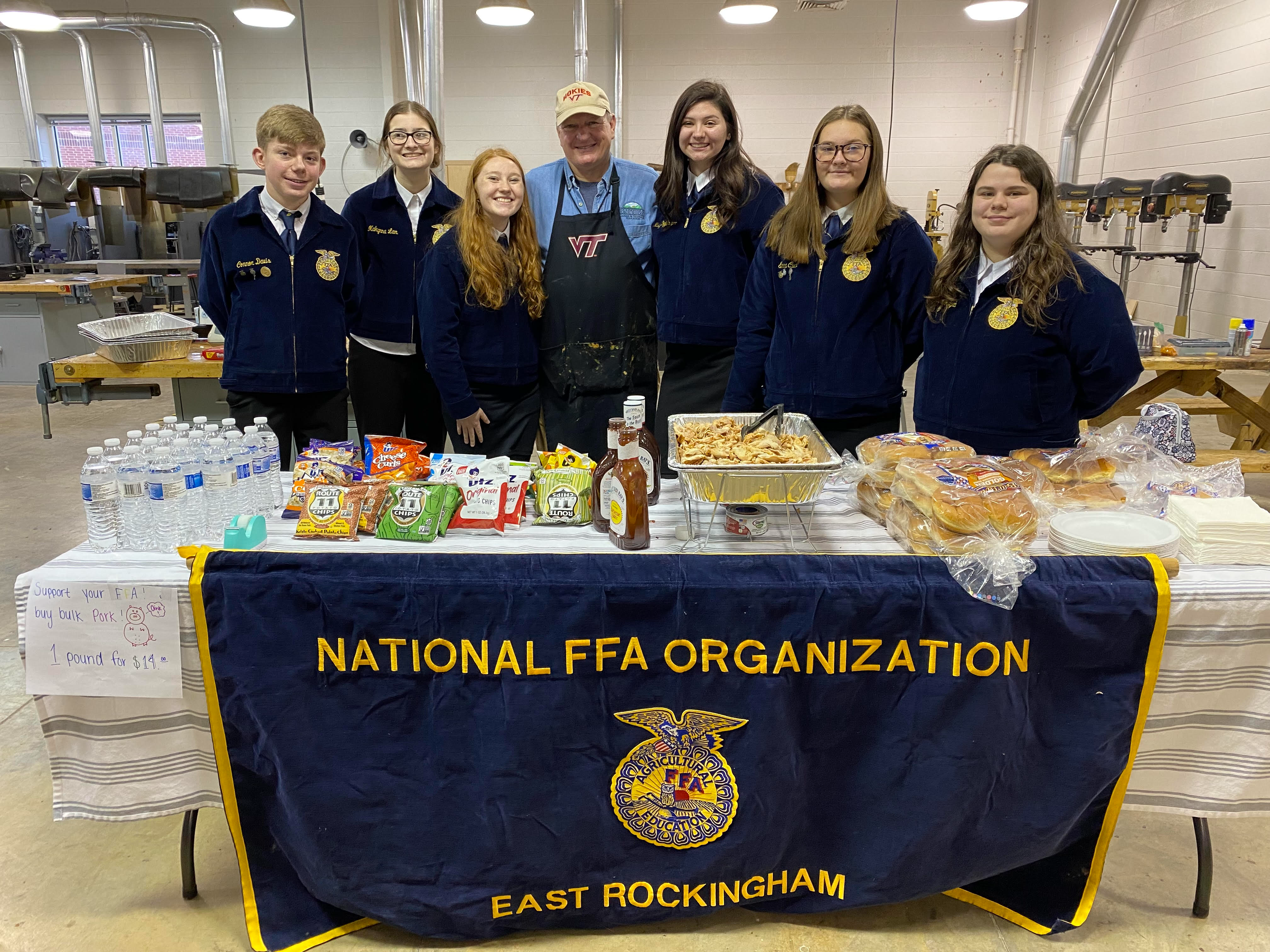 Meal for ERHS Faculty & Staff to celebrate National FFA Week