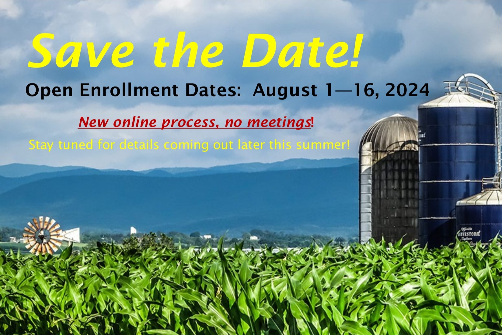 Save the Date Open Enrollment