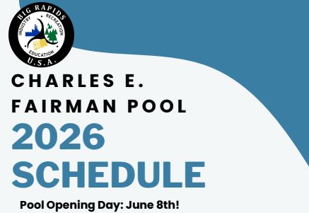 Charles E. Fairman community Pool 2026 Schedule