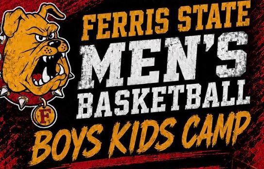 Ferris State Men's Basketball Boys Kids Camp