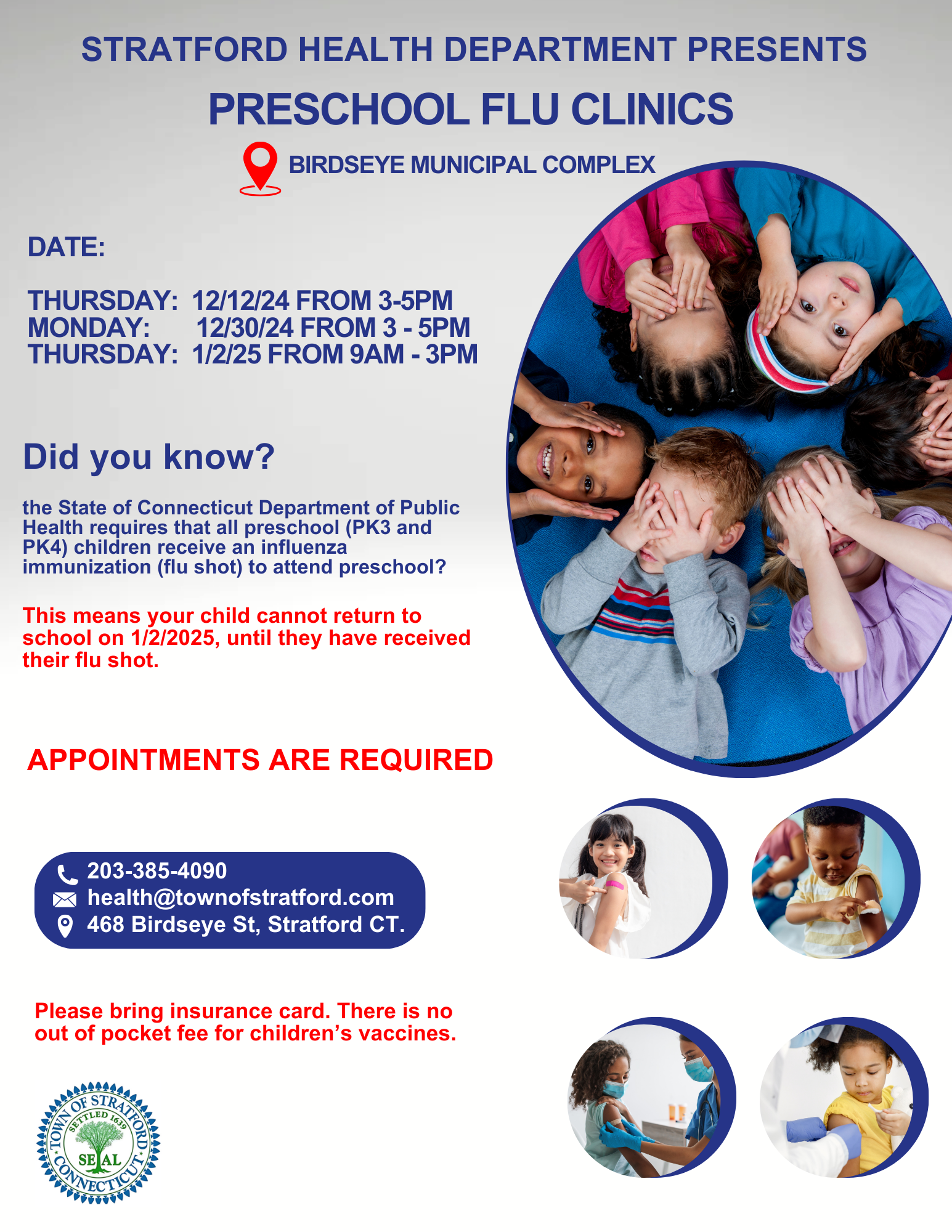 Preschool flu clinic