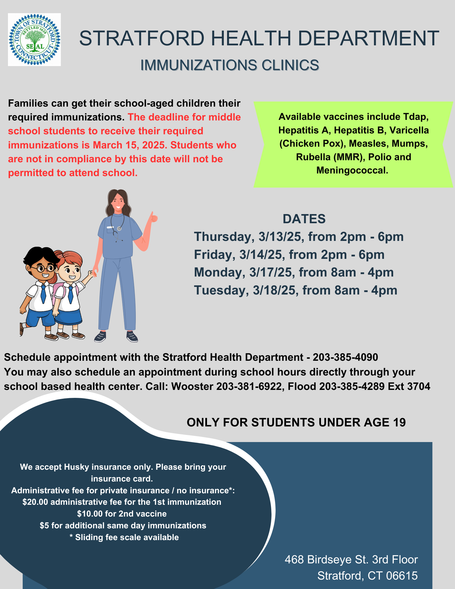 Immunization clinics