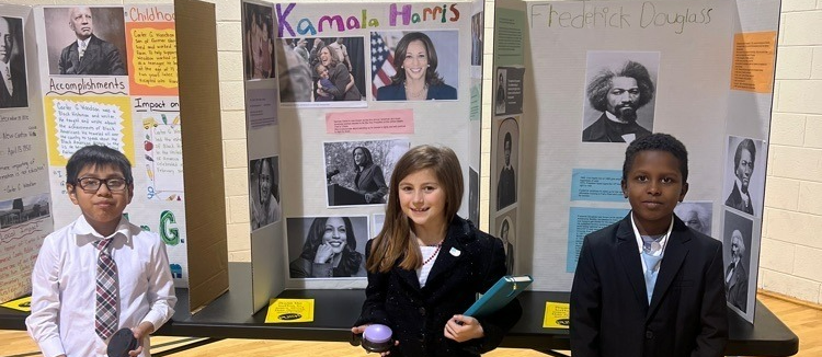 Students at Wax Museum