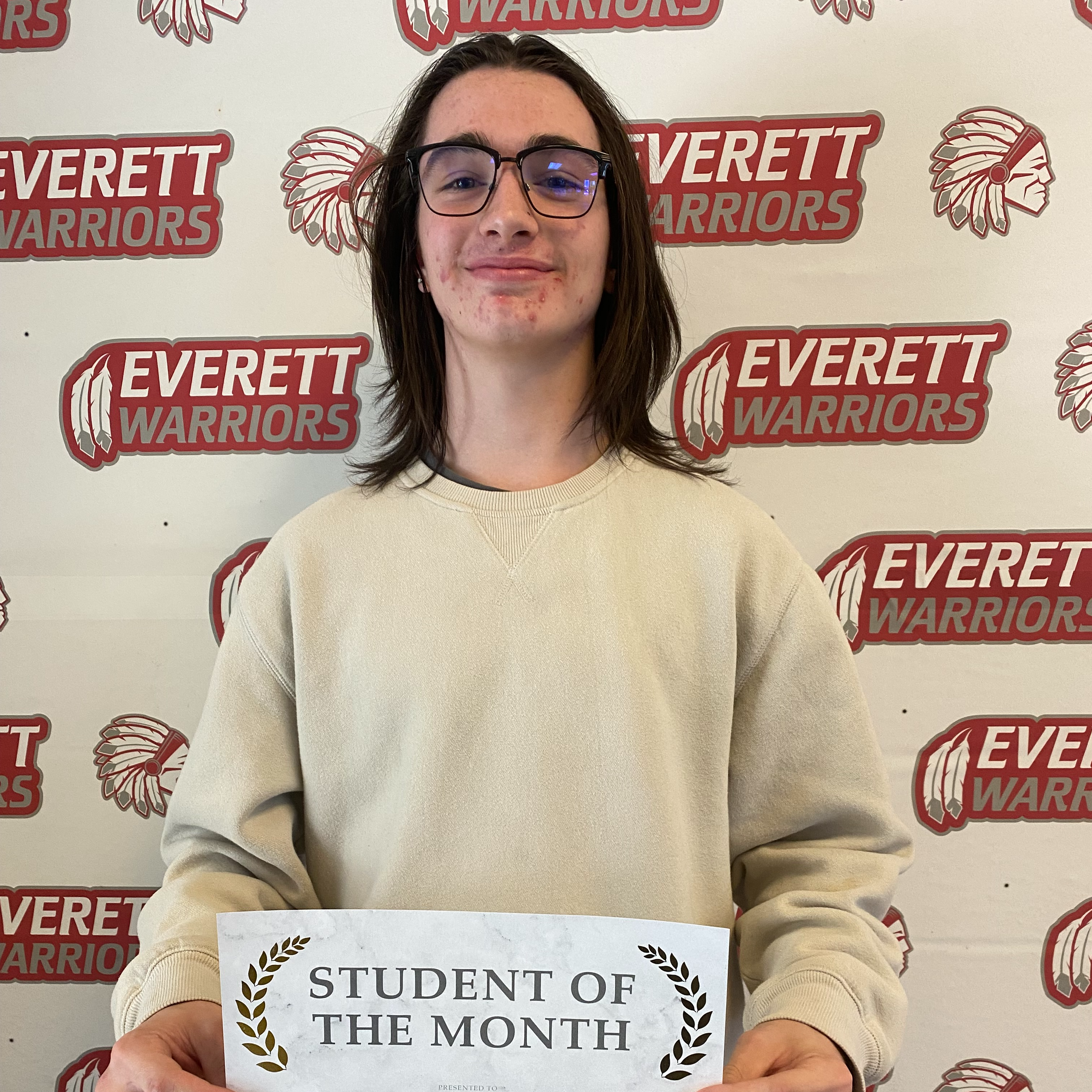 10th Grade October Student Of The Month elijah snow
