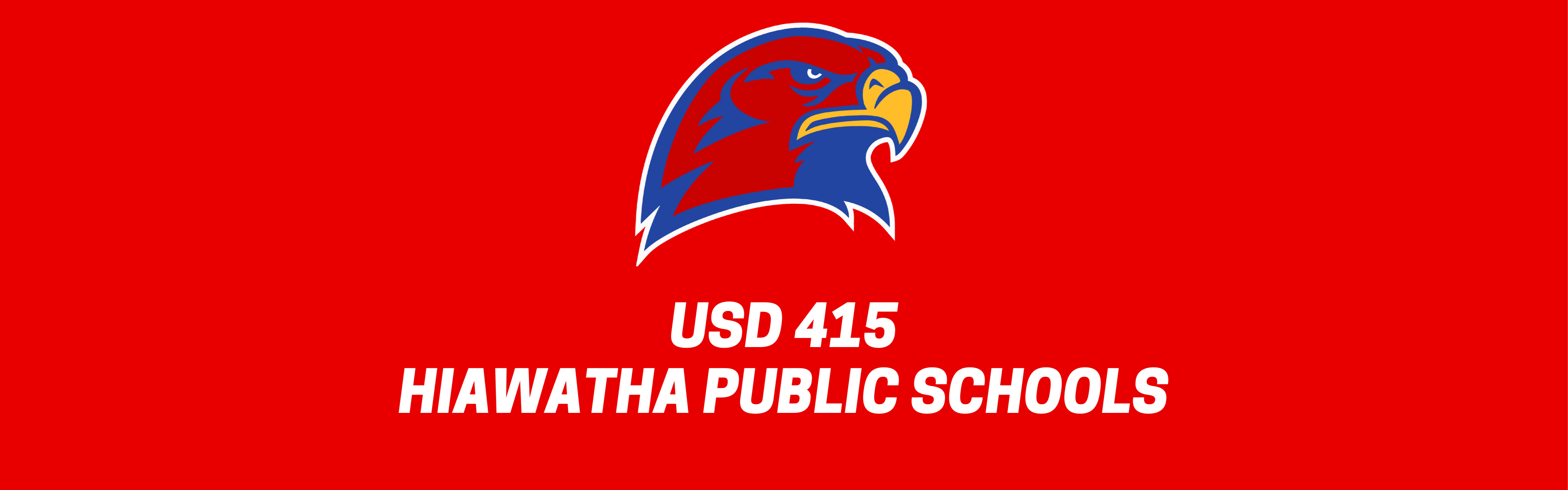 Hiawatha Red Hawk Mascot