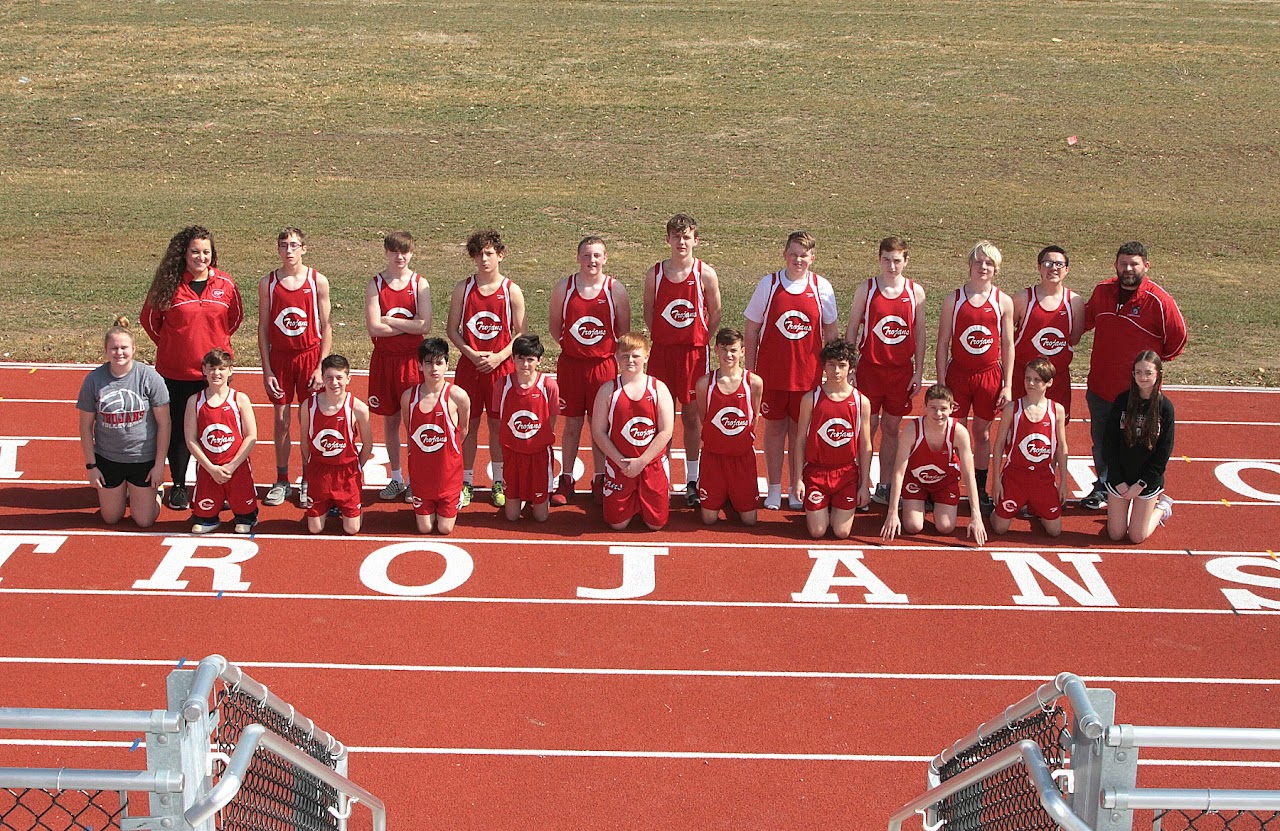 Junior High Track team photo