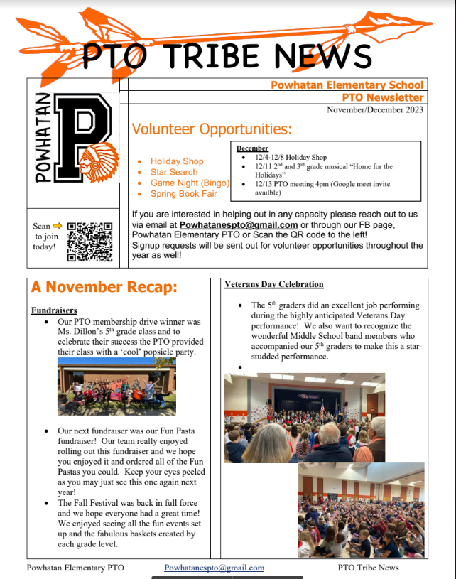 Nov/Dec Newsletter