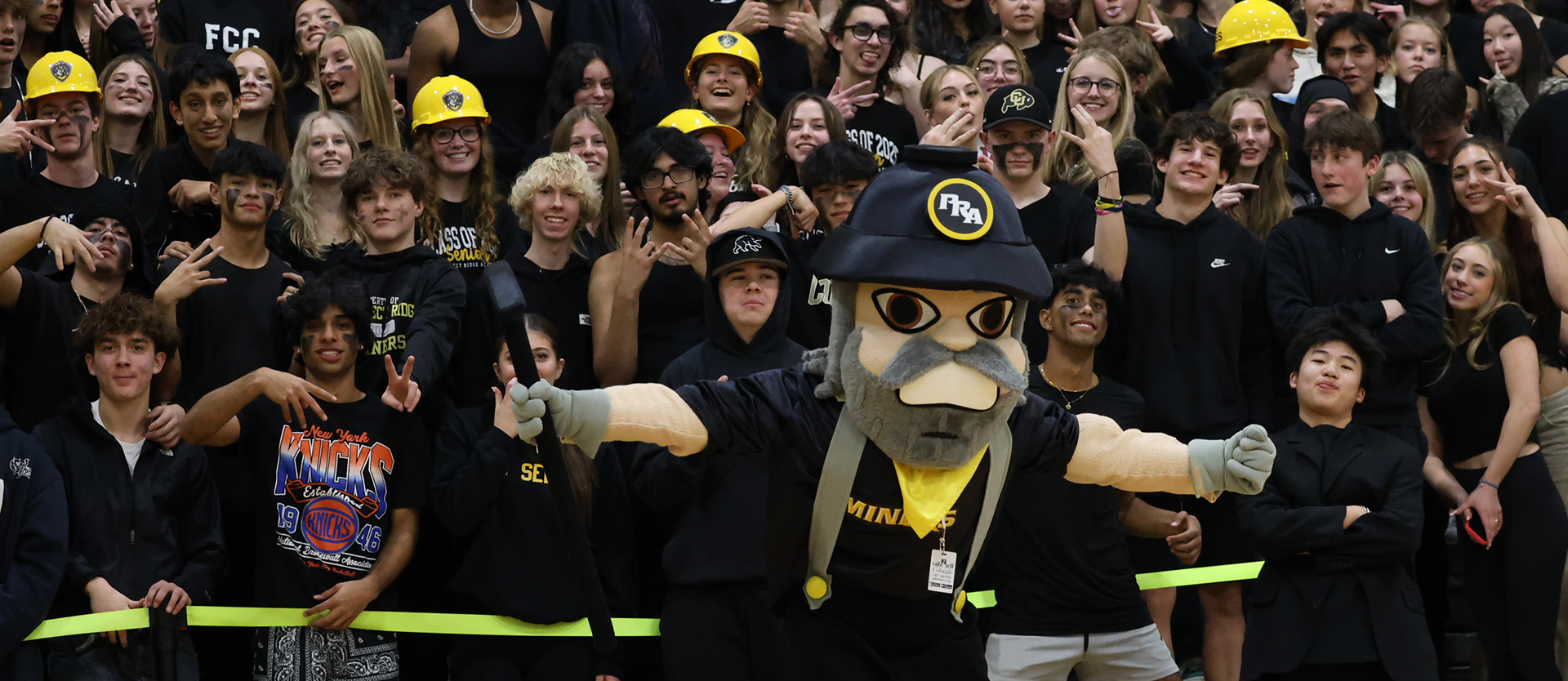 Black Out Games crowd with Doug the Miner