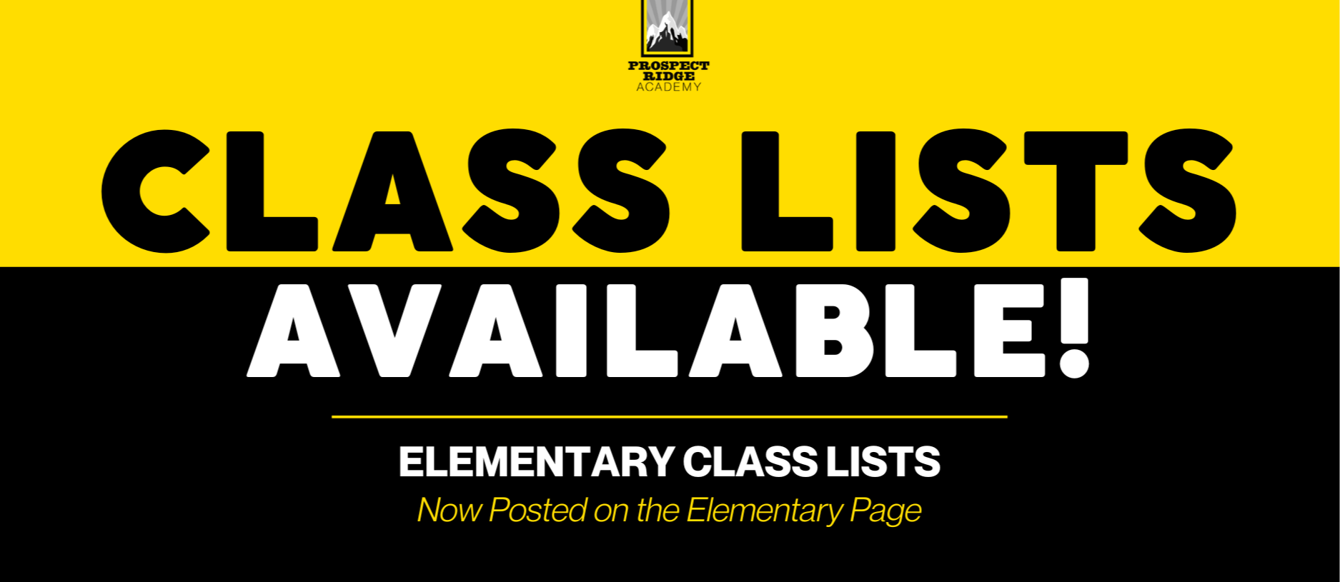 Class Lists Banner