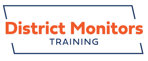 District Monitor Training