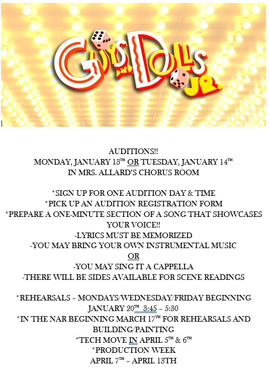 Audition information