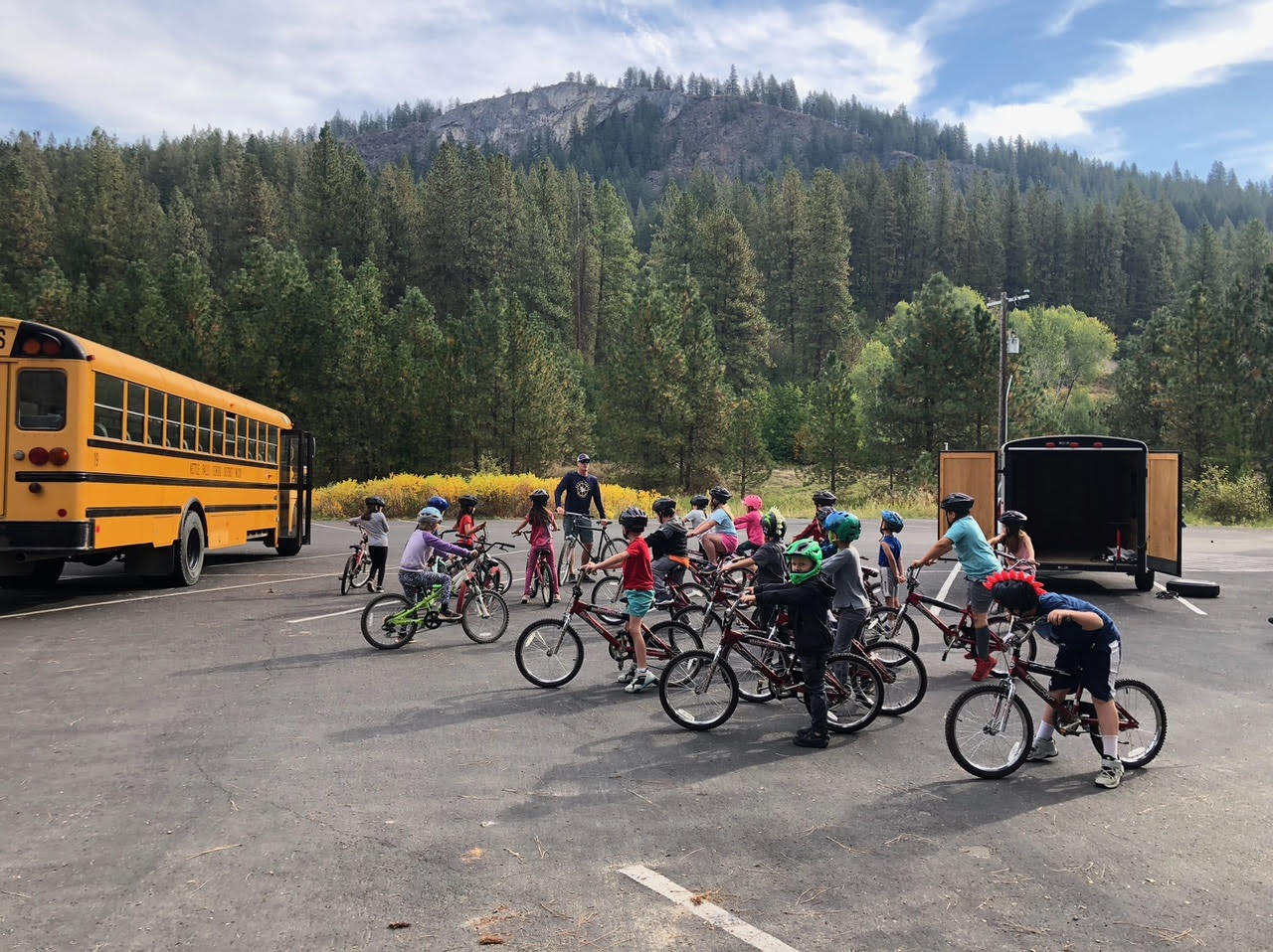 bike expedition at school